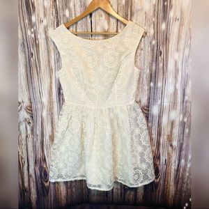 Topshop Ivory Dress
